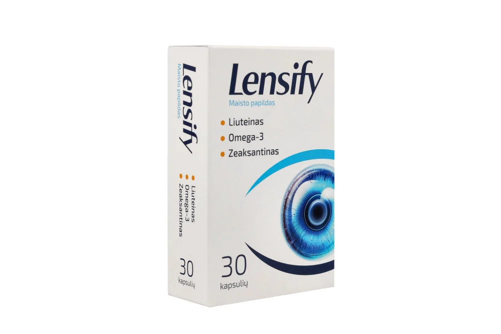LENSIFY maisto papildas akims