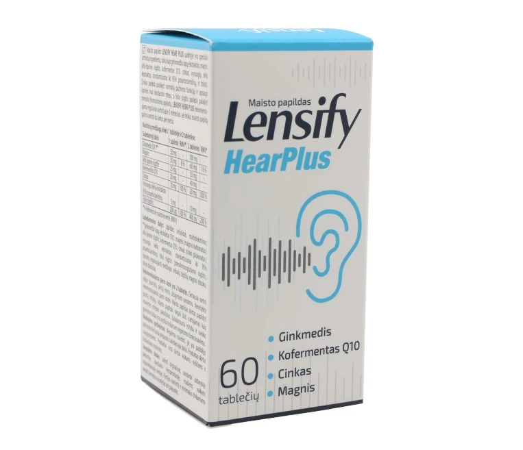 Lensify Hear Plus papildai klausai